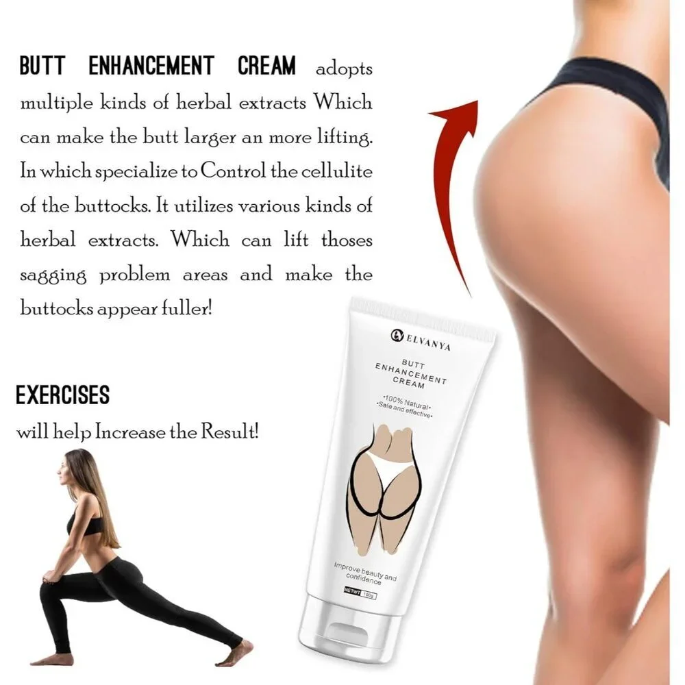 ELVANYA Butt & Hip Cosmetic Enhancement Sculpting Shaping Lifting Firming Cream